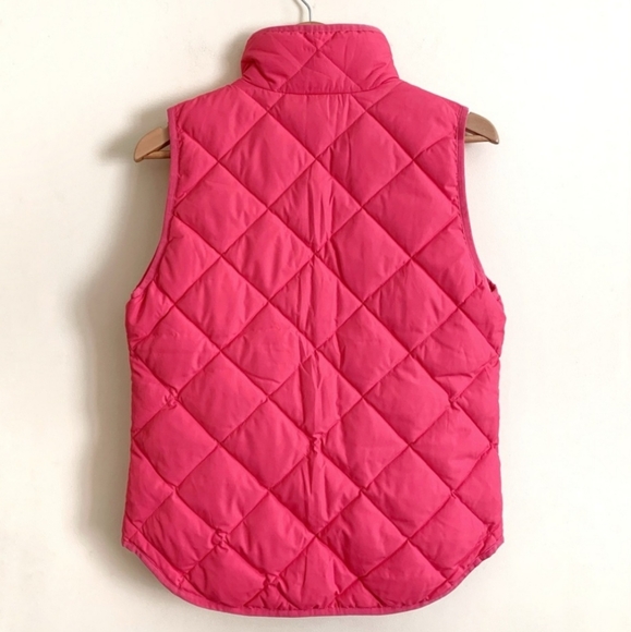 🆕️ J Crew Pink Quilted Vest. NWT - Picture 5 of 8